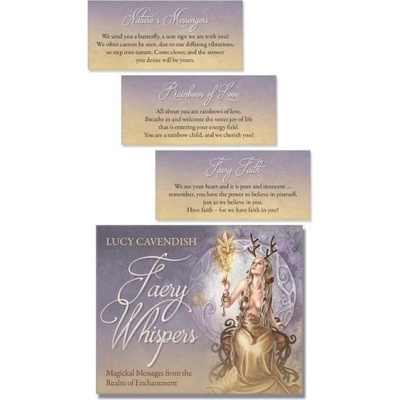 Llewellyn Publications Faery Whispers Affirmation Deck: Magickal Messages from the Realm of Enchantment | Lucy Cavendish