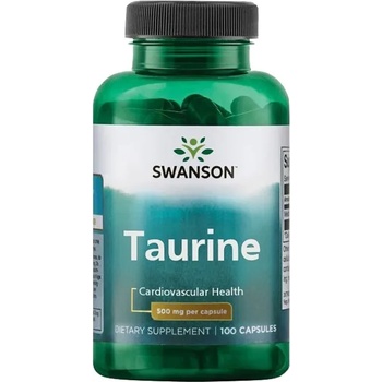 Swanson Taurine, 500 mg, 100 капсули, Swanson (SW827)