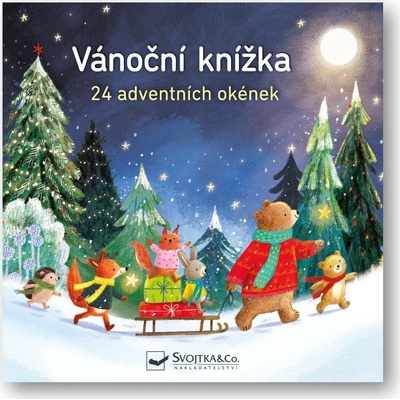 Vánoční knížka 24 adventních okének