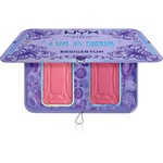 NYX Professional Makeup Bridgerton Royal Blush палитра с ружове цвят 02 Lady In Silver 2x5 гр