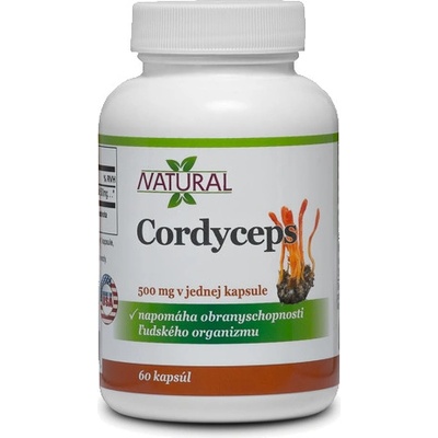 Natural Cordyceps Natural 500 mg 60 kapsúl