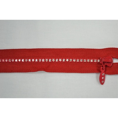 Zips ozdobný s kameňmi 65cm