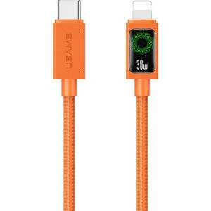 USAMS iPhone 14 Plus / 14 Pro Max / 14 Pro USAMS SJ774 кабел за данни Type-C - Lightning, 120cm, NARANSSÁRGA (SJ774USB02)