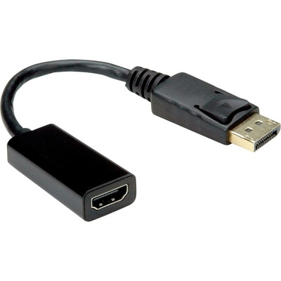 Value DisplayPort / HDMI ový Konektor DisplayPort, Zásuvka HDMI-A 0.15 m černá 12.99.3138 DisplayPort