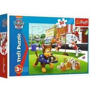 Trefl Puzzle - 30 - Dogs in Action - Paw Patrol - Trefl 18306