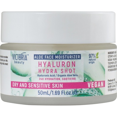 Victoria Beauty Hydra Shot Крем за лице с хиалуронова киселина, 50 ml