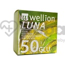 Domáce diagnostické testy Wellion Luna GLU testovacie prúžky k prístroju 50 ks