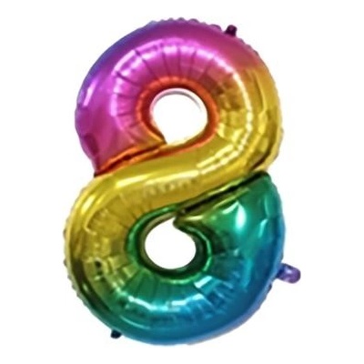 TORO Balónek foliový číslice 8 30cm