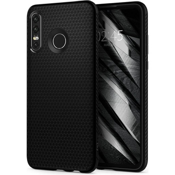 Spigen Калъф Spigen - Liquid Air, Huawei P30 Lite, черен (8809640251665)