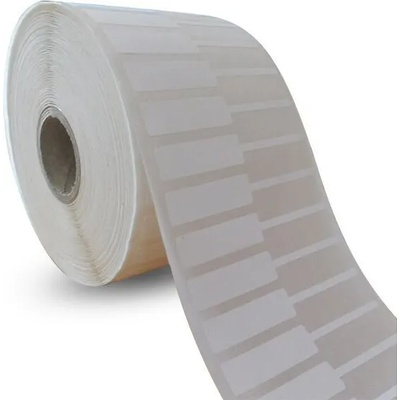 Бижутерийни етикети от полиестер 500 ет. Бели