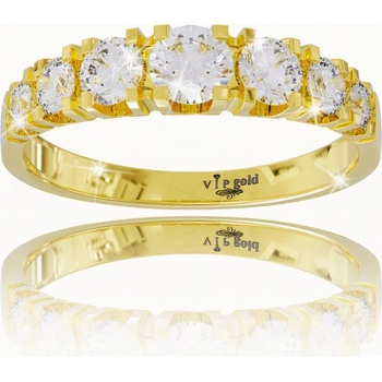 VIPgold Zásnubný prsteň zo žltého zlata A3132z