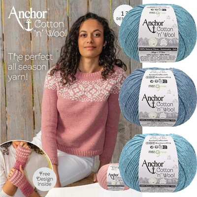 Anchor Cotton Wool Ocean