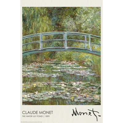 Plagát, Obraz - The Water Lily Pond (1899), 61 × 91.5 cm