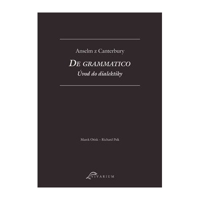 De grammatico. Úvod do dialektiky