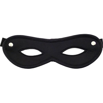 ostatní ROUGE Leather Open Eye Mask Black