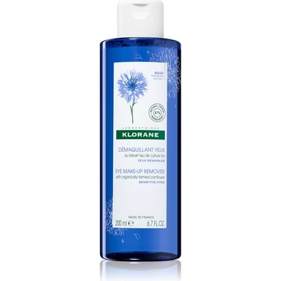Klorane Cornflower dvoufázový odličovač očí na voděodolné líčení 200 ml
