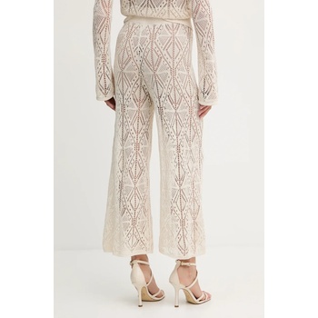 Liu Jo Панталон Liu Jo в бежово със стандартна кройка, с висока талия WA5341. MS007 (WA5341.MS007)