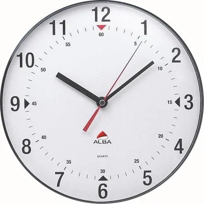 Alba Стенен часовник с магнитна основа, 25 cm, ALBA "Classic", черен HORCLASMAG (HORCLASMAG)