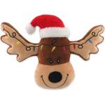 Dog Fantasy Играчка Dog Fantasy Winter Tale Глава на елен плюшена с пискун 23см (454-857675)