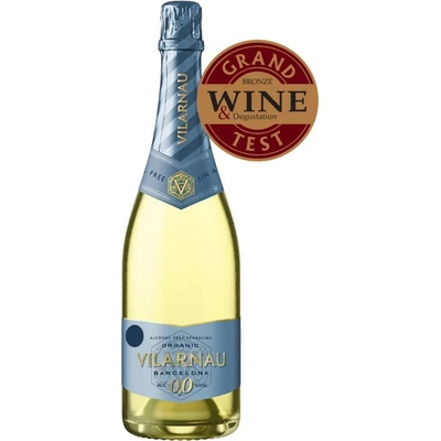 Vilarnau Cava Brut nealkoholické 0% 0,75 l (holá láhev)