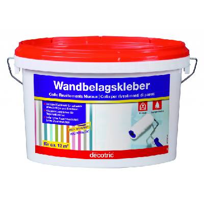 Disperzní lepidlo na tapety Wandbelagskleber 3 kg / premium lepidlo na stěnové obklady, těžké tapety a bordury decotric