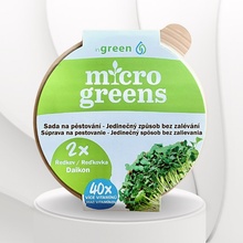 inGreen pěstební set microgreens bez zalévání - Ředkev Daikon