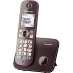 Panasonic KX-TG6811GA DECT cordless telephone (low radiation, eco mode gap telephone, without answering machine, landline, call barring) mocha brown (KX-TG6811GA) Телефонни апарати