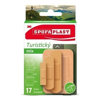 3M Spofaplast č.604 Náplasti Turistický mix 17 ks