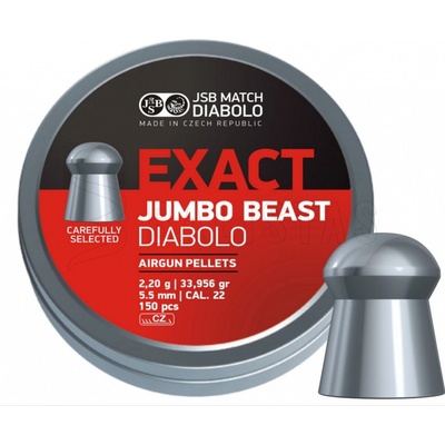 Diabolky JSB Exact Jumbo Beast 5,52 mm 150 ks
