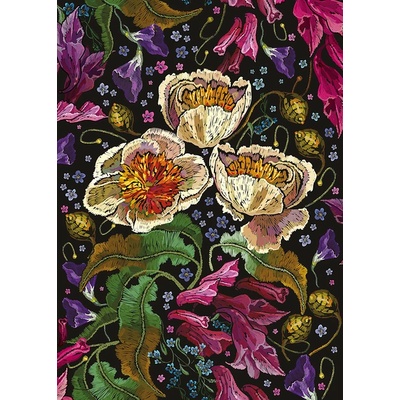 Interdruk - Puzzle Colorful flowers plants - 1 000 piese