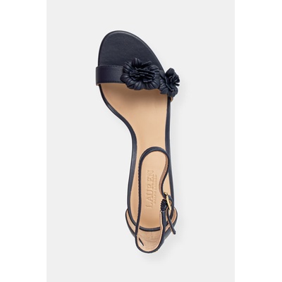 Lauren Ralph Lauren сандали с висок ток кожени Allie M Flwr (802P10640002.410)