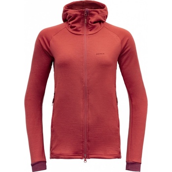 Devold Nibba Merino Jkt Hood červená