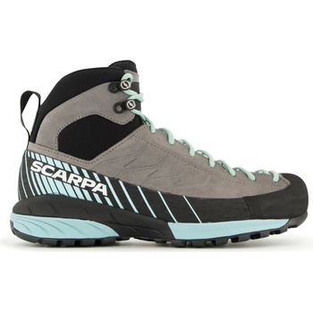Scarpa Дамски апроуч обувки Scarpa Women's Mescalito Mid GTX Approach shoes - MidGrey / Aqua - размер 37 (EU) (142-0238-0113)