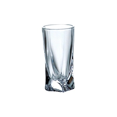 Bohemia Crystal Sklenice na pálenku Quadro ( po 6ks) 50 ml