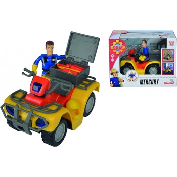 SIMBA Požárník Sam Mercury čtyřkolka s figurkou