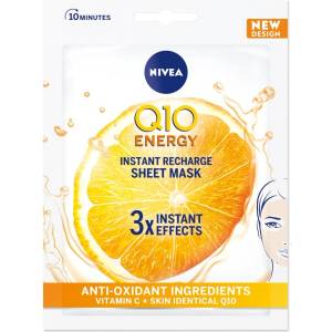 Nivea Q10 Energy Лист маска, 1 pcs Маска за лице дамски