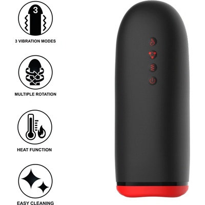 Jamyjob Мастурбатор с функция за затопляне и въртене JamyJob Spin-X