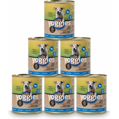 Yoggies Adult Kozie mäso so zemiakmi a mrkvou 6 x 800 g