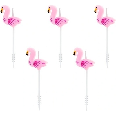 Party Deco Свещички за Рожден Ден - Фламинго