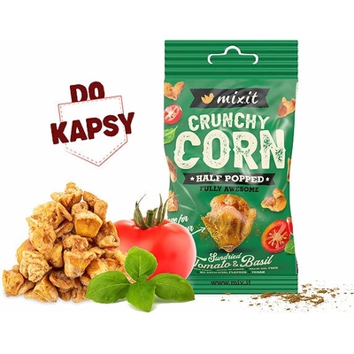 Crunchy corn do kapsy Rajče & bazalka 40 g – Hledejceny.cz