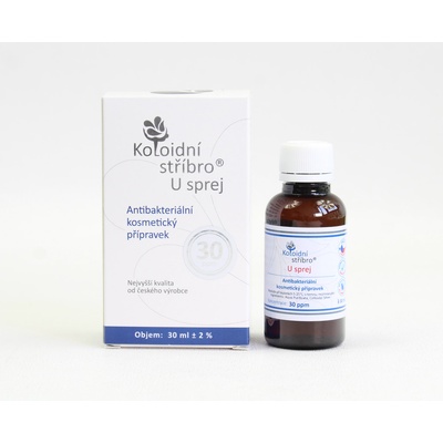 Koloidní stříbro Vet ZOO sprej U aplikátor Koncentrace 30 ppm 30 ml – Zboží Dáma