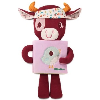 Lilliputiens - текстилна книжка със светеща картинка - кравичката Rosalia