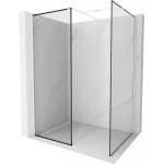 Mexen Kioto стена за душ Walk-in 120 x 70 см, черна рамка, бяла - 800-120-202-20-70-070 (800-120-202-20-70-070)