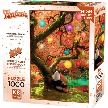 KS Games Пъзел KS Games от 1000 части - Най-добри приятели (20746)
