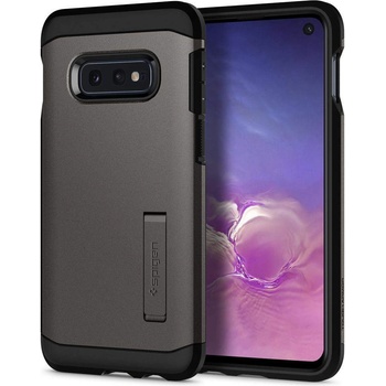 Spigen Tough Armor Case - хибриден кейс с най-висока степен на защита за Samsung Galaxy S10E (сив)