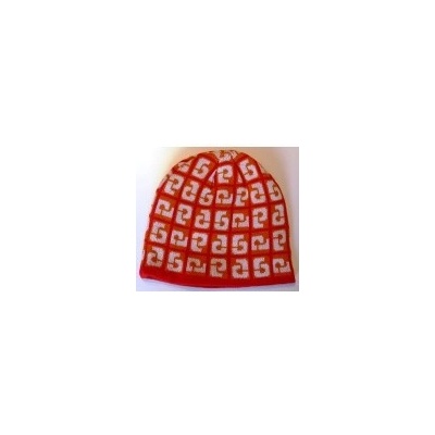 čepice pletená JOPA červená