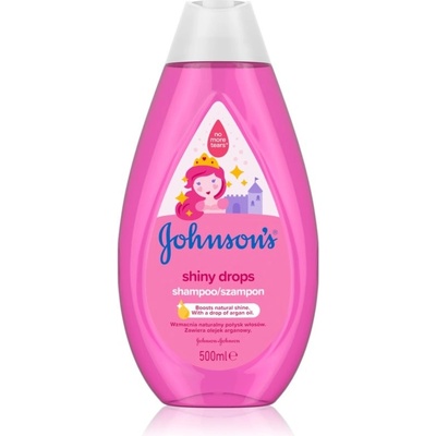 Johnson's Shiny Drops jemný šampón 500 ml