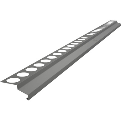 PRODOMOS line Balkonová lišta AL 0,6 mm rohová 2000 mm šedá