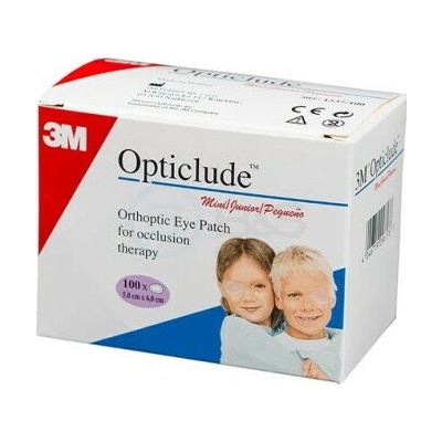 3m opticlude mini očná náplasť 100 ks