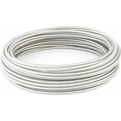 OCELOVÉ LANKO potažené PVC 3mm, 50 metrů